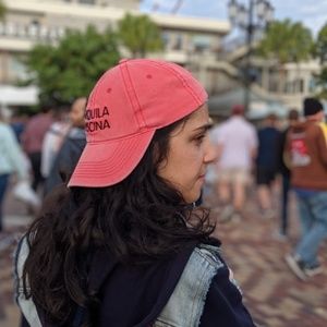Pink Hat Baseball Cap Summer Dyed Twill Watermelon